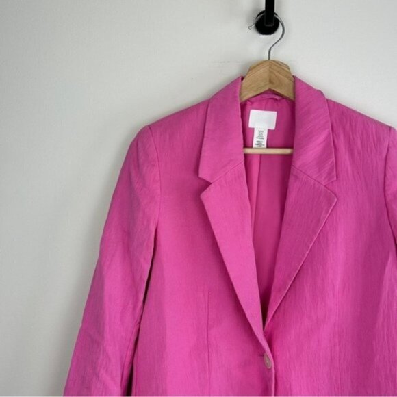 H&m Oversized single-breasted blazer in woven fabric - Picture 3 of 5